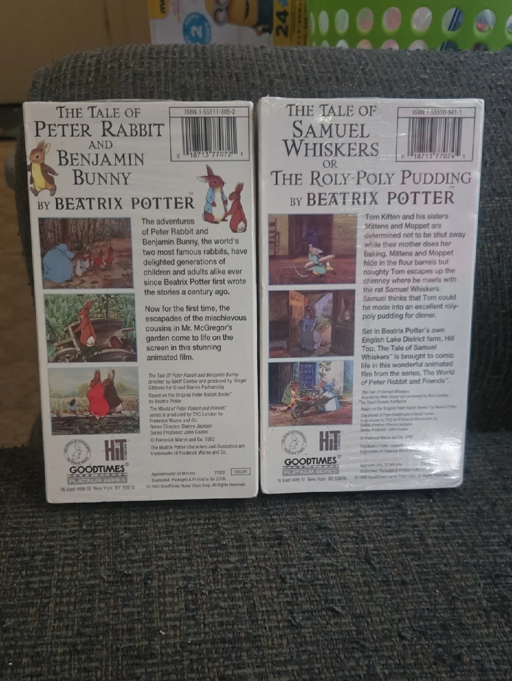 Collector's Edition Peter Rabbit And Friends VHS Movies